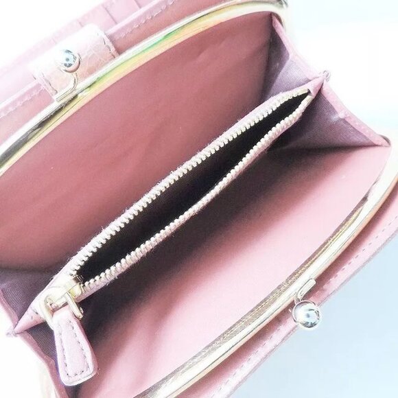 Auth miumiu - 5M1120 Pink Patent Leather Bifold Wallet - Picture 15 of 15